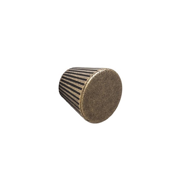 ALCHESTER FLUTED TAPERED KNOB Cupboard Handle - 30mm diameter - 5 finishes (PWS K1136.30)